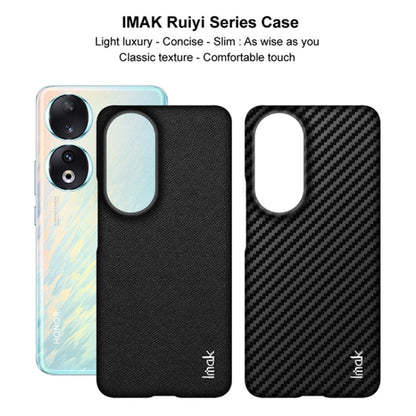 For Honor 90 5G imak Ruiyi Series PU + PC Phone Case(Carbon Fiber Texture) - Honor Cases by imak | Online Shopping South Africa | PMC Jewellery