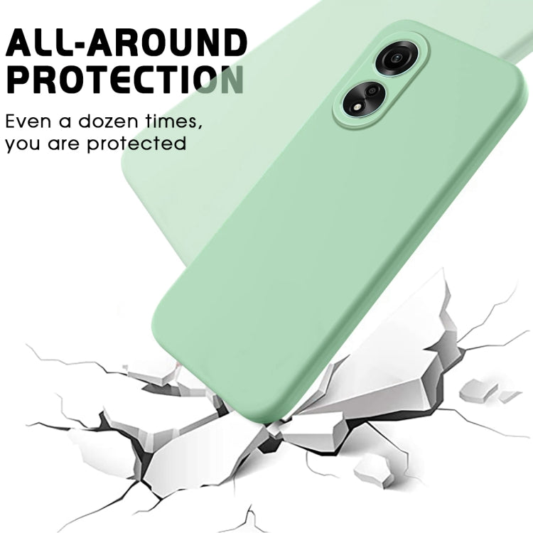 For Honor X5 Plus Solid Color Liquid Silicone Dropproof Full Coverage Phone Case(Green) - Honor Cases by PMC TechLife | Online Shopping South Africa | PMC TechLife | Buy Now Pay Later Mobicred