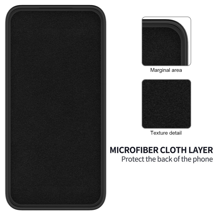 For Honor Magic6 Pure Color Liquid Silicone Shockproof Phone Case(Black) - Honor Cases by PMC TechLife | Online Shopping South Africa | PMC TechLife | Buy Now Pay Later Mobicred
