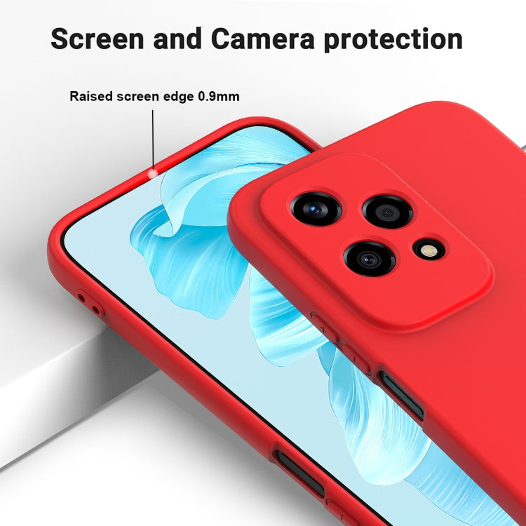 For Honor 200 Lite Global Solid Color Liquid Silicone Dropproof Full Coverage Phone Case(Red) - free shipping - PMC TechLife - Order now!
