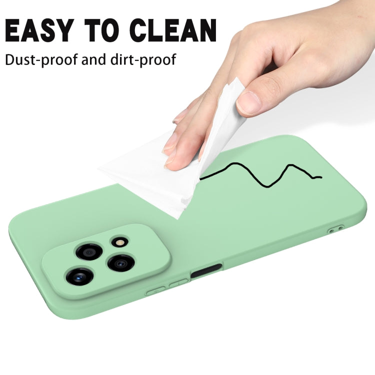 For Honor 200 Lite Global Solid Color Liquid Silicone Dropproof Full Coverage Phone Case(Green) - free shipping - PMC TechLife - Order now!