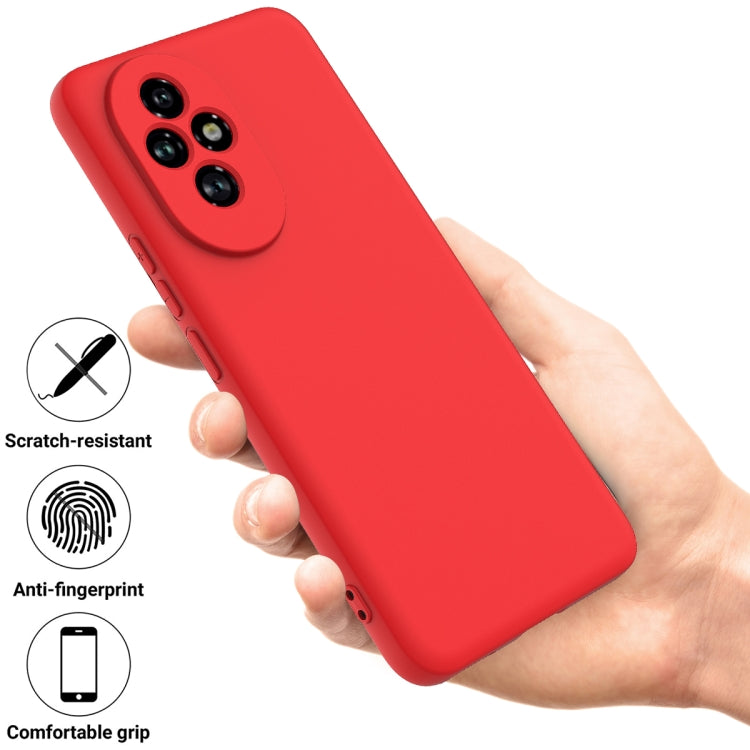For Honor 200 Solid Color Liquid Silicone Dropproof Full Coverage Phone Case(Red) - free shipping - PMC TechLife - Order now!