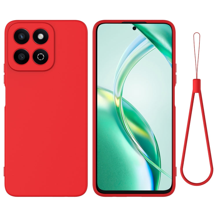 For Honor 200 Smart Solid Color Liquid Silicone Dropproof Full Coverage Phone Case(Red) - free shipping - PMC TechLife - Order now!