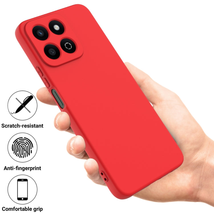 For Honor 200 Smart Solid Color Liquid Silicone Dropproof Full Coverage Phone Case(Red) - free shipping - PMC TechLife - Order now!