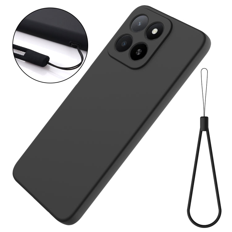 For Honor X5b / X5b Plus Solid Color Liquid Silicone Dropproof Full Coverage Phone Case(Black) - free shipping - PMC TechLife - Order now!
