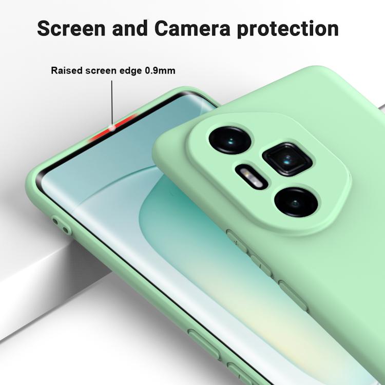 For Honor 300 Ultra / 300 Pro Solid Color Liquid Silicone Dropproof Full Coverage Phone Case(Green) - free shipping - PMC TechLife - Order now!