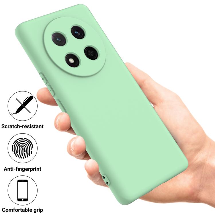 For Honor Magic7 Lite Solid Color Liquid Silicone Dropproof Full Coverage Phone Case(Green) - free shipping - PMC TechLife - Order now!