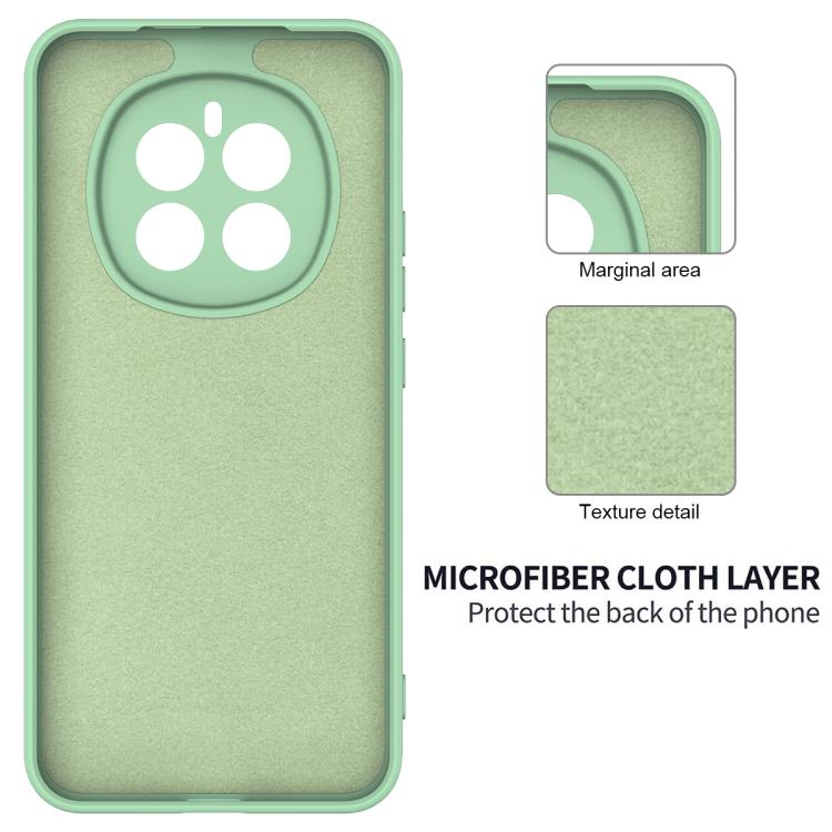 For Honor Magic7 Solid Color Liquid Silicone Dropproof Full Coverage Phone Case(Green) - free shipping - PMC TechLife - Order now!