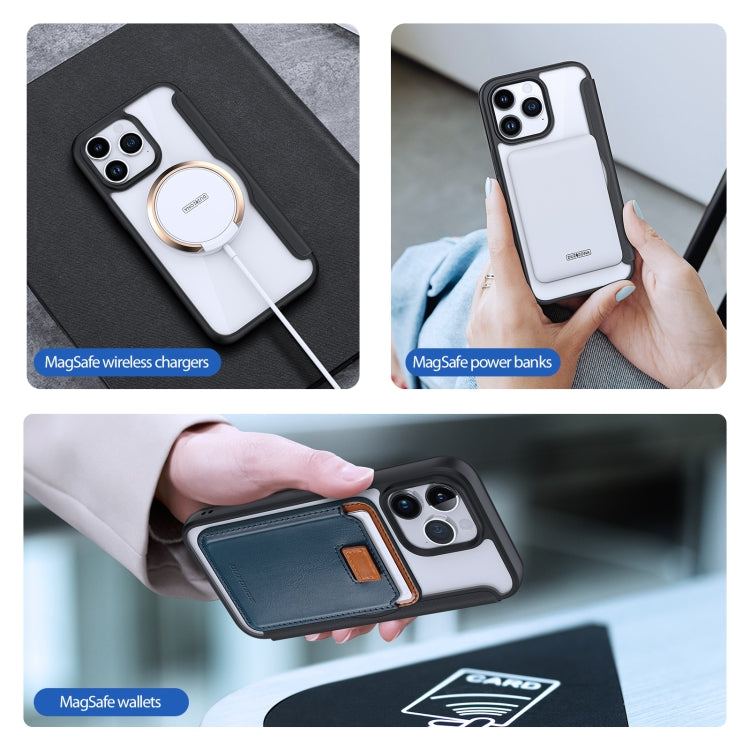 For iPhone 15 Pro Max DUX DUCIS Skin X Pro Series Magsafe PC + TPU Phone Leather Case(Black) - iPhone 15 Pro Max Cases by DUX DUCIS | Online Shopping South Africa | PMC Jewellery | Buy Now Pay Later Mobicred