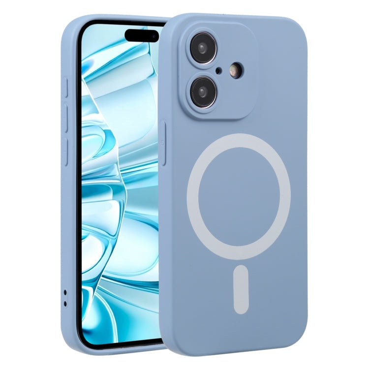 For iPhone 16 Plus Liquid Silicone Magsafe Phone Case(Lavender Grey) - free shipping - PMC Jewellery - Order now!