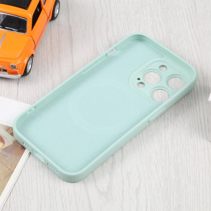 For iPhone 16 Liquid Silicone Magsafe Phone Case(Light Cyan) - iPhone 16 Cases by PMC Jewellery | Online Shopping South Africa | PMC Jewellery | Buy Now Pay Later Mobicred