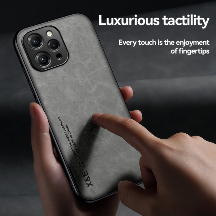For Xiaomi 14 Pro Skin Feel Magnetic Leather Back Phone Case(Blue) - 14 Pro Cases by PMC TechLife | Online Shopping South Africa | PMC TechLife | Buy Now Pay Later Mobicred