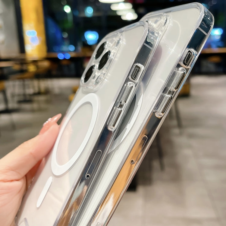 For iPhone 16 Pro Max Space MagSafe Acrylic Hybrid TPU Phone Case(Transparent) - iPhone 16 Pro Max Cases by PMC TechLife | Online Shopping South Africa | PMC TechLife | Buy Now Pay Later Mobicred