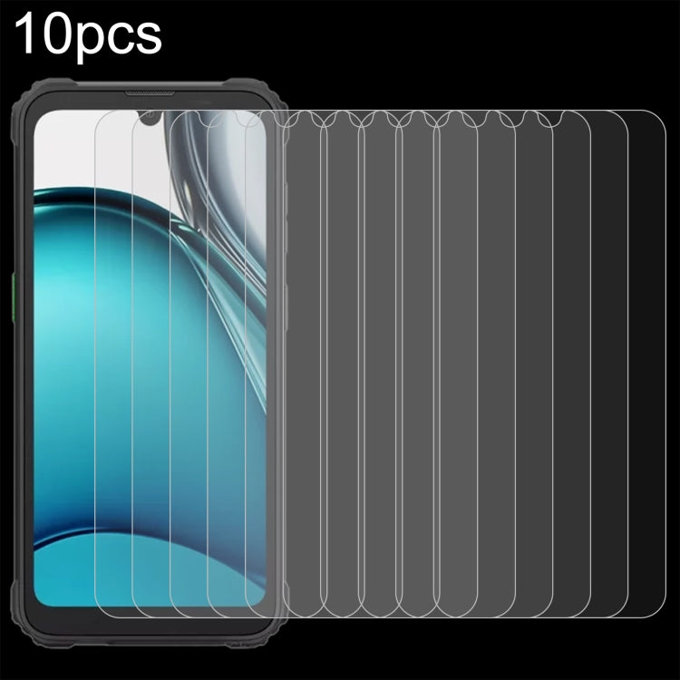 For Blackview BV5300 Plus 10pcs 0.26mm 9H 2.5D Tempered Glass Film - For Blackview by PMC TechLife | Online Shopping South Africa | PMC TechLife