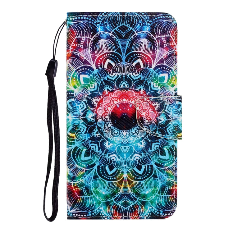 For iPhone 16 Plus 3D Colored Drawing Flip Leather Phone Case(Mandala) - iPhone 16 Plus Cases by PMC TechLife | Online Shopping South Africa | PMC TechLife | Buy Now Pay Later Mobicred