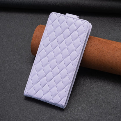 For Redmi Note 12 Pro+ Global Diamond Lattice Vertical Flip Leather Phone Case(Purple) - Xiaomi Cases by PMC Jewellery | Online Shopping South Africa | PMC Jewellery | Buy Now Pay Later Mobicred