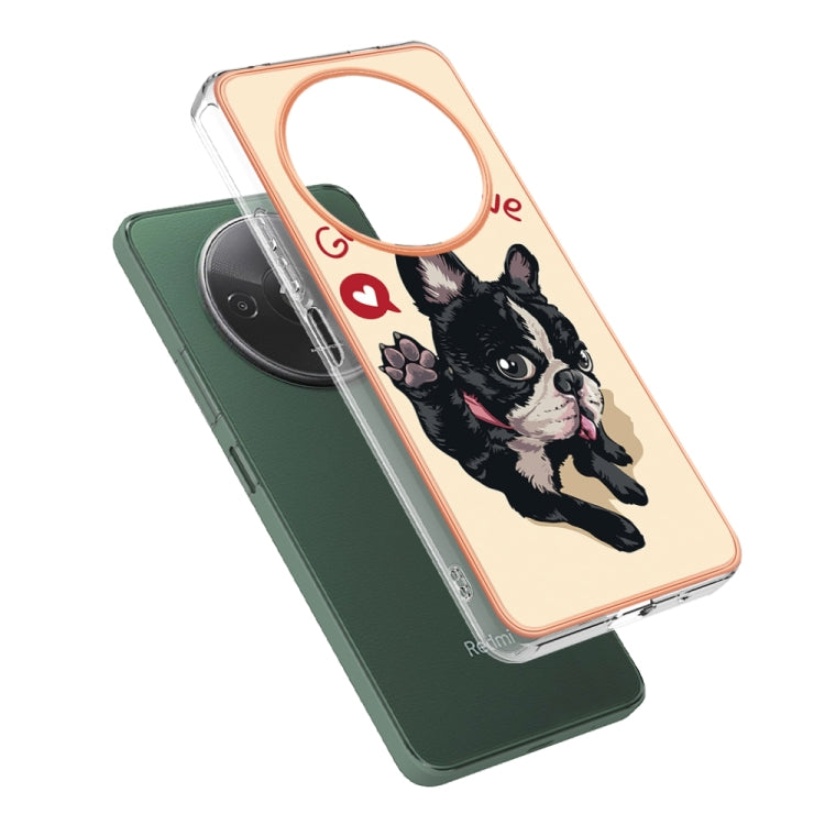 For Xiaomi Redmi A3 Electroplating Marble Dual-side IMD Phone Case(Lucky Dog) - free shipping - PMC TechLife - Order now!