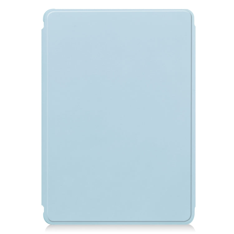 For Samsung Galaxy Tab S9 FE 360 Rotation Transparent Smart Leather Case with Keyboard(Sky Blue) - Galaxy Tab S9 FE by PMC Jewellery | Online Shopping South Africa | PMC Jewellery