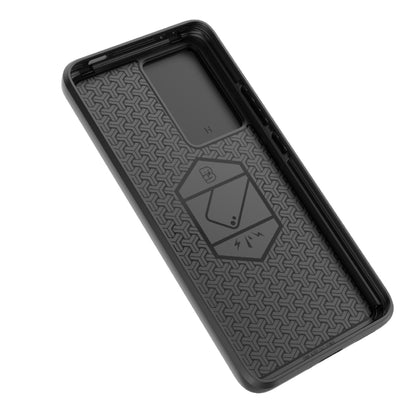 For Xiaomi Redmi K60 5G Sliding Camshield TPU + PC Shockproof Phone Case with Holder(Grey) - Xiaomi Cases by PMC Jewellery | Online Shopping South Africa | PMC Jewellery | Buy Now Pay Later Mobicred