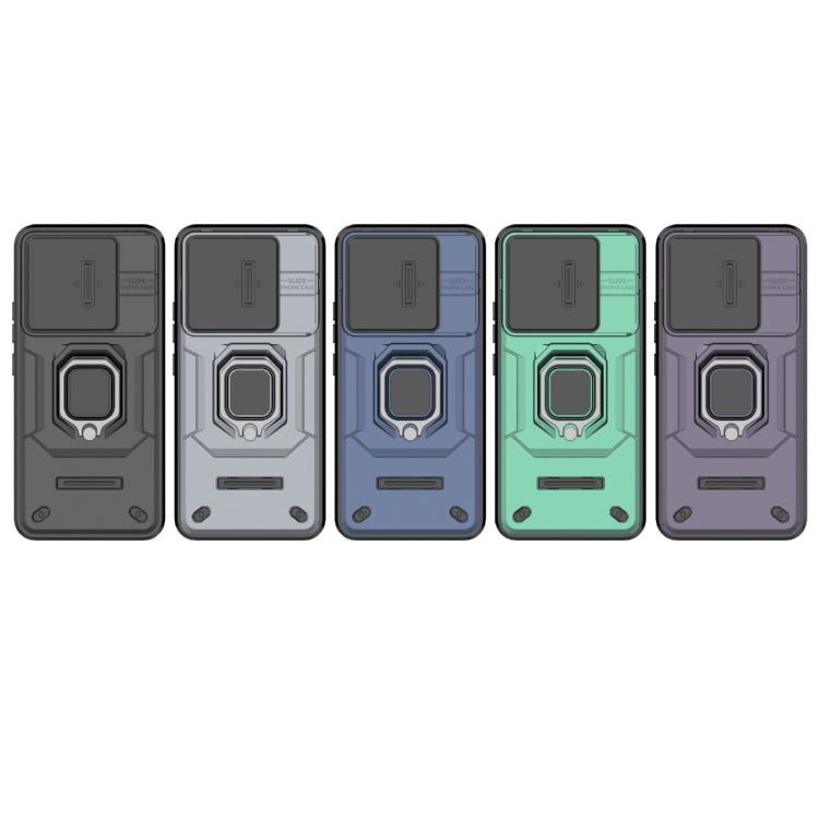 For Xiaomi 14 Pro 5G Sliding Camshield TPU + PC Shockproof Phone Case with Holder(Blue) - free shipping - PMC TechLife - Order now!
