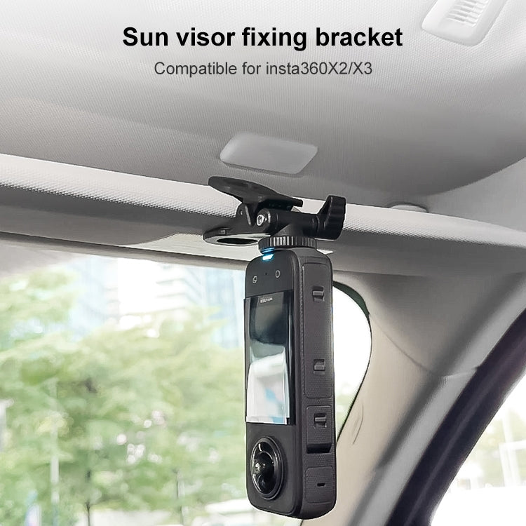 Car Sun Visor Bracket Type B Action Camera Mount - Car Holders by PMC Jewellery | Online Shopping South Africa | PMC Jewellery | Buy Now Pay Later Mobicred