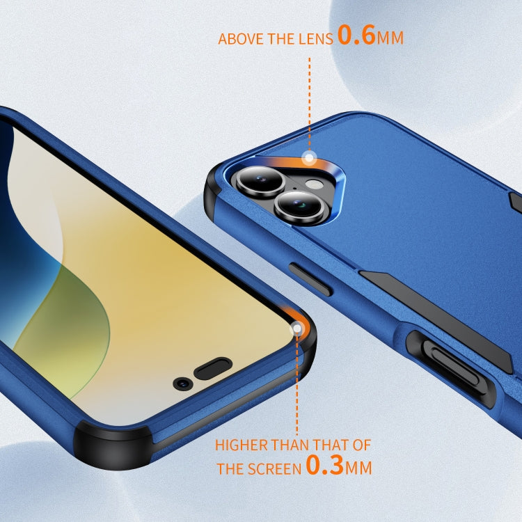For iPhone 16 Plus Commuter Shockproof TPU + PC Phone Case(Royal Blue+Black) - iPhone 16 Plus Cases by PMC TechLife | Online Shopping South Africa | PMC TechLife | Buy Now Pay Later Mobicred