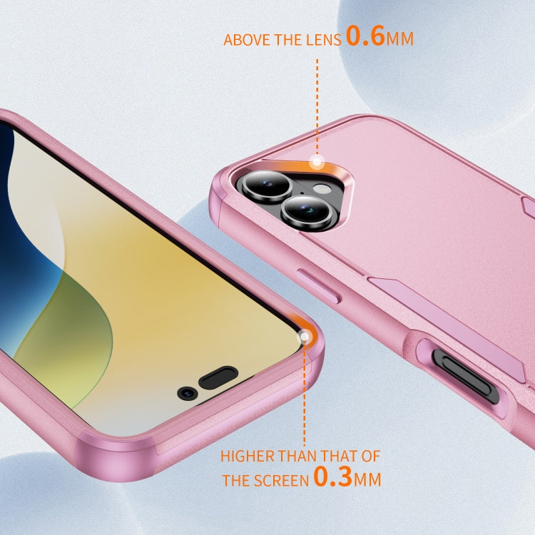 For iPhone 16 Commuter Shockproof TPU + PC Phone Case(Pink) - iPhone 16 Cases by PMC TechLife | Online Shopping South Africa | PMC TechLife | Buy Now Pay Later Mobicred