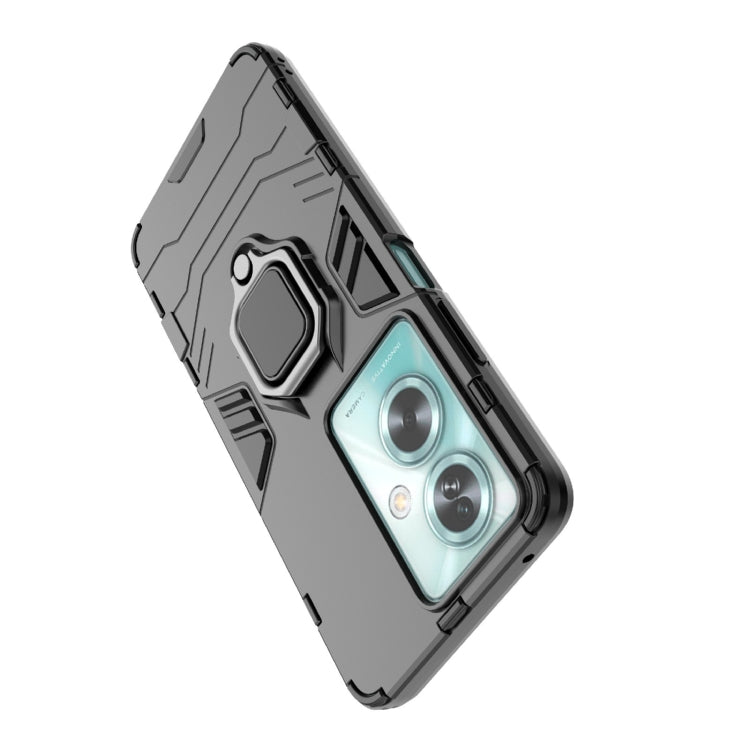 For OPPO A79 5G PC + TPU Shockproof Protective Phone Case with Magnetic Ring Holder(Black) - OPPO Cases by PMC TechLife | Online Shopping South Africa | PMC TechLife | Buy Now Pay Later Mobicred