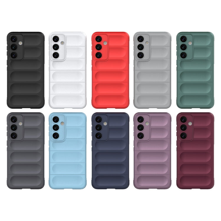 For Samsung Galaxy S24+ 5G Magic Shield TPU + Flannel Phone Case(Dark Grey) - Galaxy S24+ 5G Cases by PMC TechLife | Online Shopping South Africa | PMC TechLife