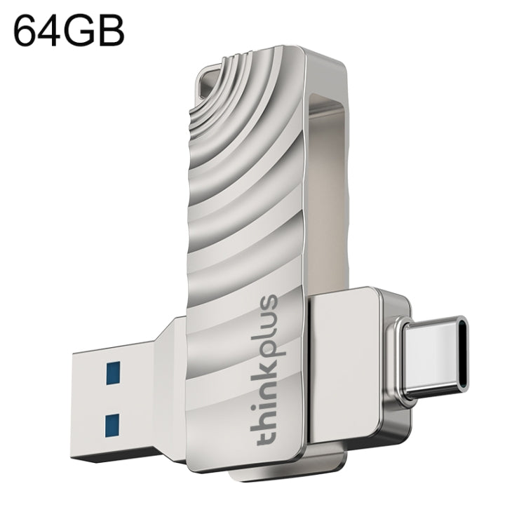 Lenovo Thinkplus MU232 USB 3.2 + USB-C / Type-C Dual Head Flash Drive, Memory:64GB - USB Flash Drives by Lenovo | Online Shopping South Africa | PMC Jewellery | Buy Now Pay Later Mobicred