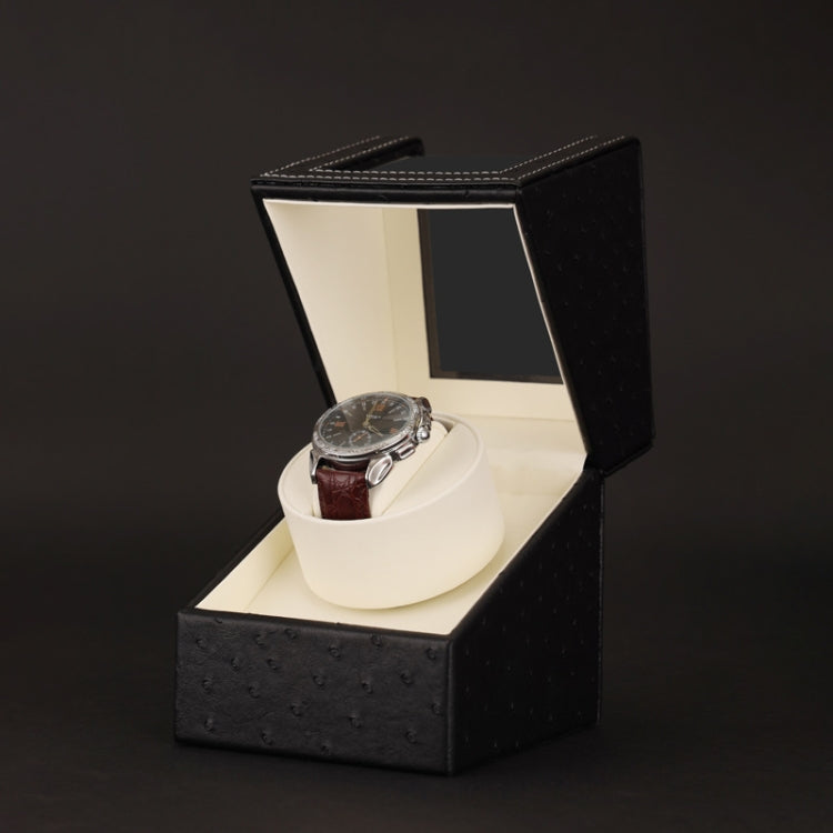 Leather Single Watch Box Electric Motor Watch Shaker Automatic Watch Shaker, US Plug - free shipping - PMC TechLife - Order now!