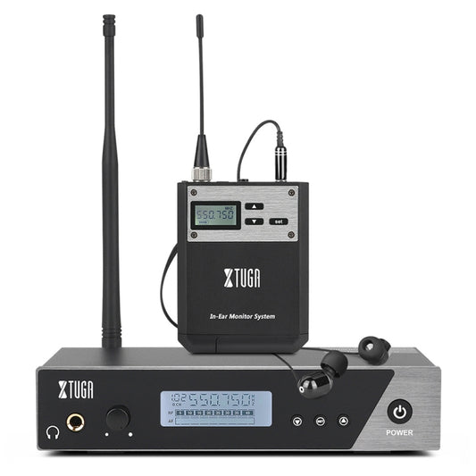 XTUGA  IEM1100 Professional Wireless In Ear Monitor System 1 BodyPacks(US Plug) - Microphone by XTUGA | Online Shopping South Africa | PMC Jewellery | Buy Now Pay Later Mobicred