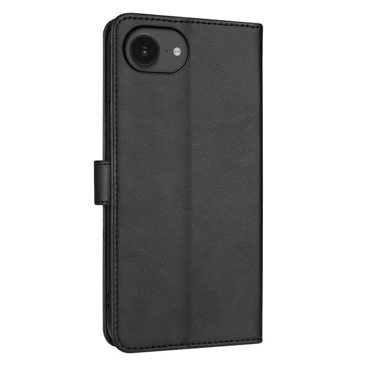 For iPhone 16e AZNS Skin Feel Calf Texture Flip Leather Phone Case(Black) - iPhone 16e Cases by AZNS | Online Shopping South Africa | PMC TechLife | Buy Now Pay Later Mobicred