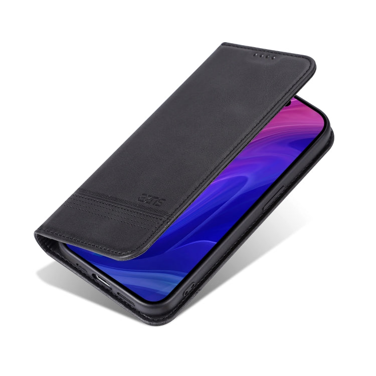 For iPhone 16 Pro AZNS Magnetic Calf Texture Flip Leather Phone Case(Black) - iPhone 16 Pro Cases by AZNS | Online Shopping South Africa | PMC TechLife | Buy Now Pay Later Mobicred