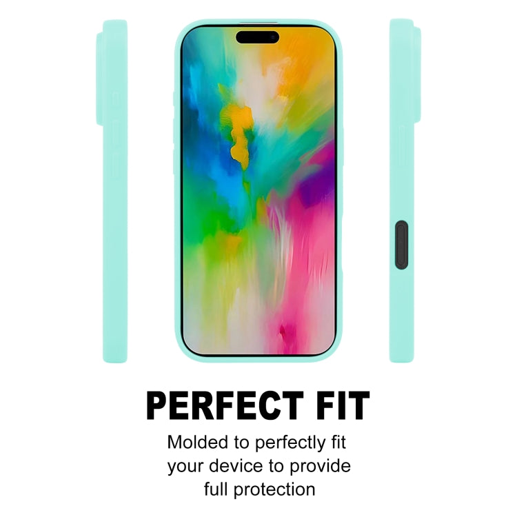 For iPhone 16 Pro Max GOOSPERY SOFT FEELING Liquid TPU Soft Phone Case(Mint Green) - iPhone 16 Pro Max Cases by GOOSPERY | Online Shopping South Africa | PMC Jewellery | Buy Now Pay Later Mobicred