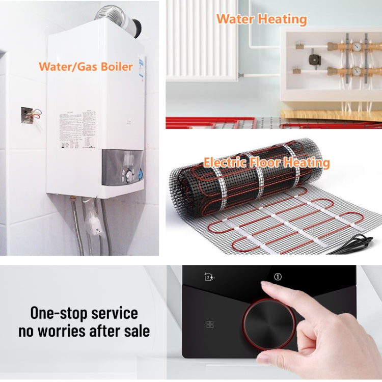 BHT-009GCLW Boiler Heating WiFi Smart Home LED Thermostat(Black) - free shipping - PMC TechLife - Order now!