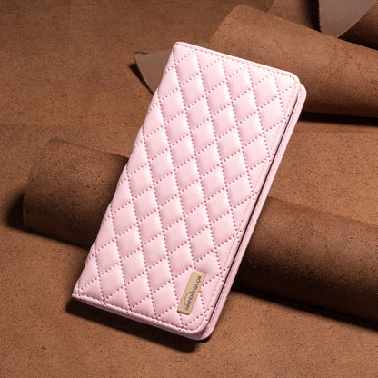 For OPPO A79 5G Diamond Lattice Magnetic Leather Flip Phone Case(Pink) - OPPO Cases by PMC Jewellery | Online Shopping South Africa | PMC Jewellery | Buy Now Pay Later Mobicred