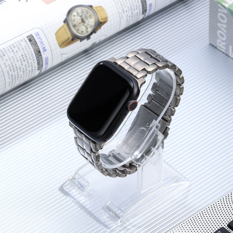 For Apple Watch Ultra 2 49mm Five Beads Titanium Steel Watch Band(Silver) - Watch Bands by PMC TechLife | Online Shopping South Africa | PMC TechLife