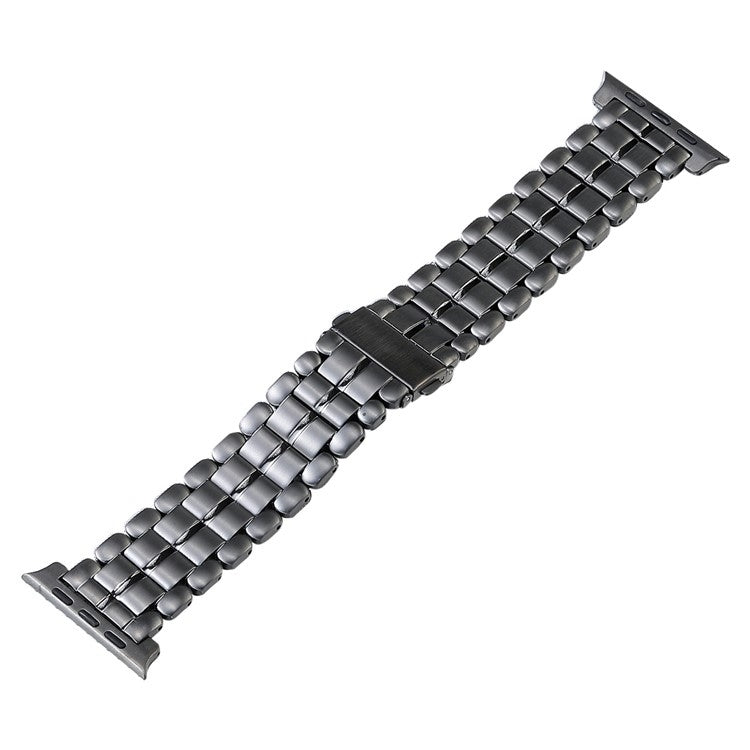 For Apple Watch SE 2023 44mm Five Beads Titanium Steel Watch Band(Grey) - free shipping - PMC TechLife - Order now!