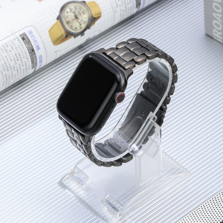 For Apple Watch SE 2023 44mm Five Beads Titanium Steel Watch Band(Grey) - free shipping - PMC TechLife - Order now!