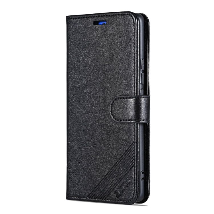 For OPPO Find X8 Pro AZNS Sheepskin Texture Flip Leather Phone Case(Black) - Find X8 Pro Cases by AZNS | Online Shopping South Africa | PMC Jewellery | Buy Now Pay Later Mobicred