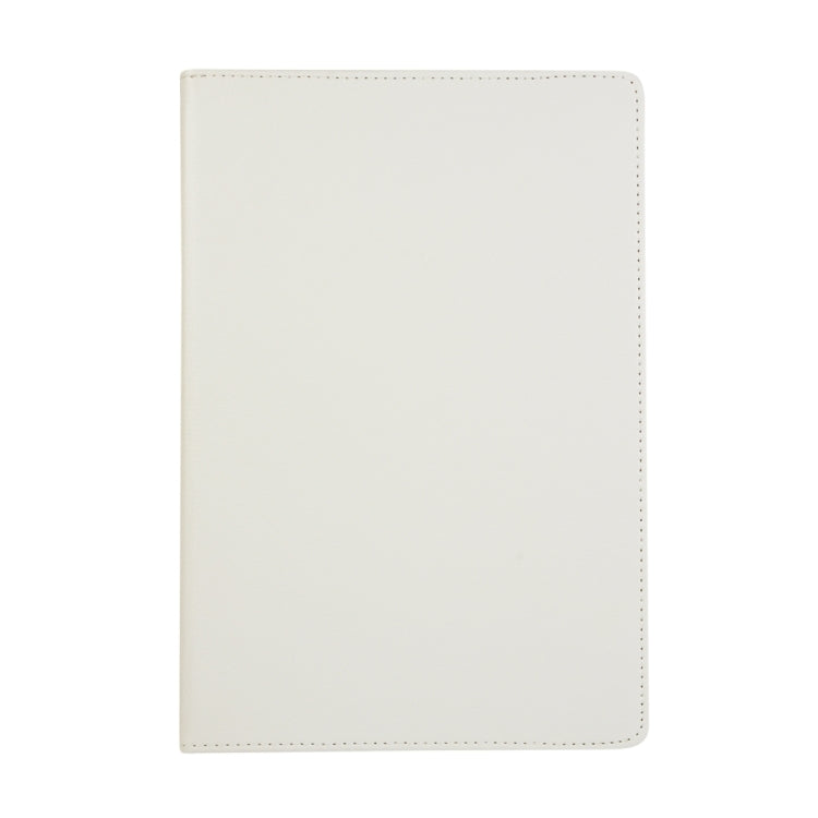 For Samsung Galaxy Tab S9+ / Tab S10+ 360 Degrees Rotation Holder Litchi Texture Leather Tablet Case(White) - Galaxy Tab S9+ Cases by PMC Jewellery | Online Shopping South Africa | PMC Jewellery | Buy Now Pay Later Mobicred