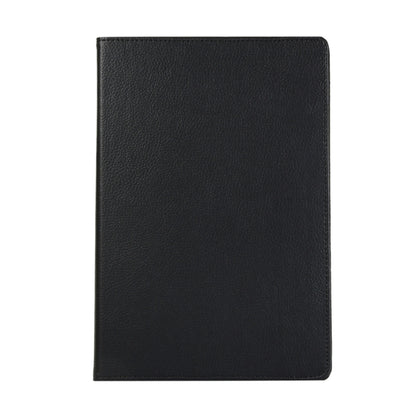 For Samsung Galaxy Tab S9 Ultra 360 Degrees Rotation Holder Litchi Texture Leather Tablet Case(Black) - Galaxy Tab S9 Ultra Cases by PMC Jewellery | Online Shopping South Africa | PMC Jewellery | Buy Now Pay Later Mobicred