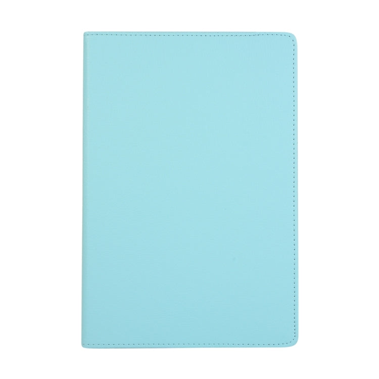 For Samsung Galaxy Tab S9 Ultra 360 Degrees Rotation Holder Litchi Texture Leather Tablet Case(Sky Blue) - Galaxy Tab S9 Ultra Cases by PMC Jewellery | Online Shopping South Africa | PMC Jewellery | Buy Now Pay Later Mobicred