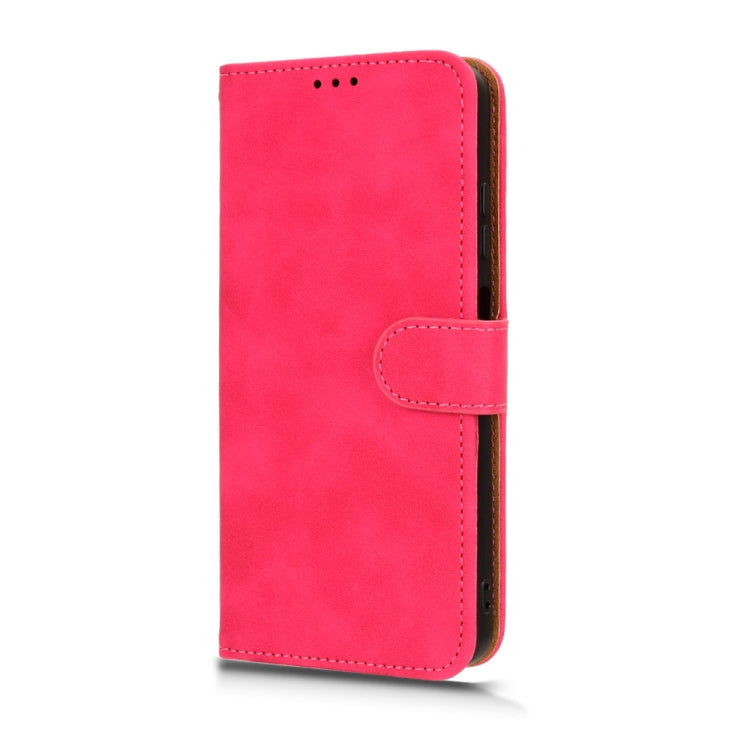 For Blackview OSCAL C70 Skin Feel Magnetic Flip Leather Phone Case(Rose Red) - More Brand by PMC Jewellery | Online Shopping South Africa | PMC Jewellery