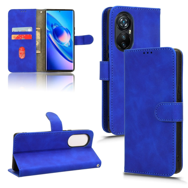 For Blackview A200 Pro Skin Feel Magnetic Flip Leather Phone Case(Blue) - More Brand by PMC Jewellery | Online Shopping South Africa | PMC Jewellery