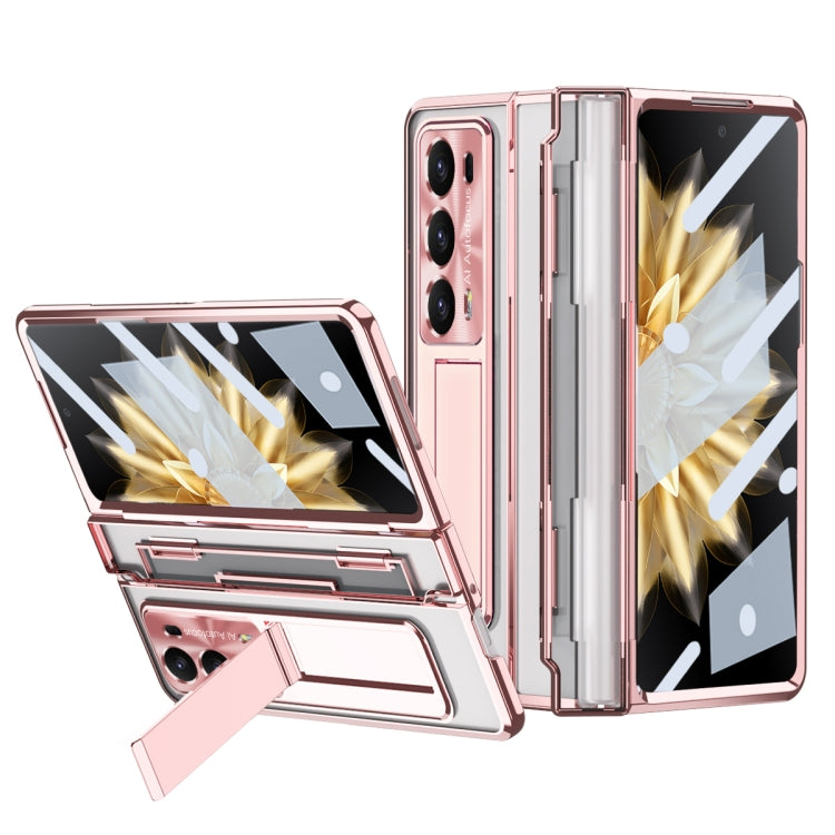For Honor Magic V2 Phantom Armor Series Integrated Folding Phone Case(Pink) - Honor Cases by PMC TechLife | Online Shopping South Africa | PMC TechLife | Buy Now Pay Later Mobicred