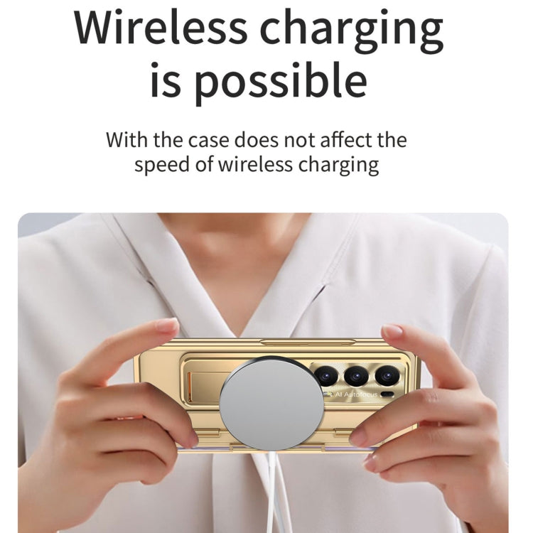 For Honor Magic V2 Phantom Armor Series Integrated Folding Phone Case(Pink) - Honor Cases by PMC TechLife | Online Shopping South Africa | PMC TechLife | Buy Now Pay Later Mobicred