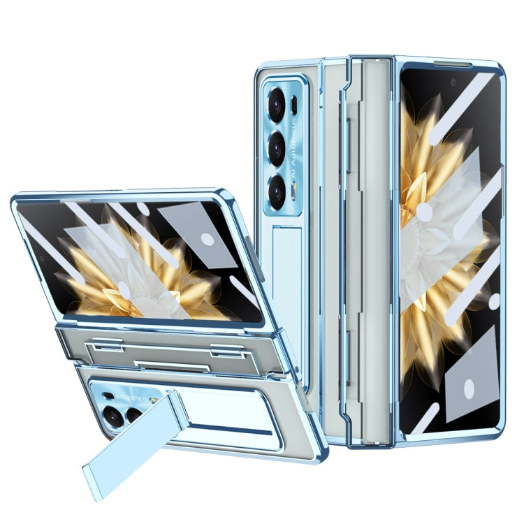 For Honor Magic V2 Phantom Armor Series Integrated Folding Phone Case(Blue) - Honor Cases by PMC TechLife | Online Shopping South Africa | PMC TechLife | Buy Now Pay Later Mobicred