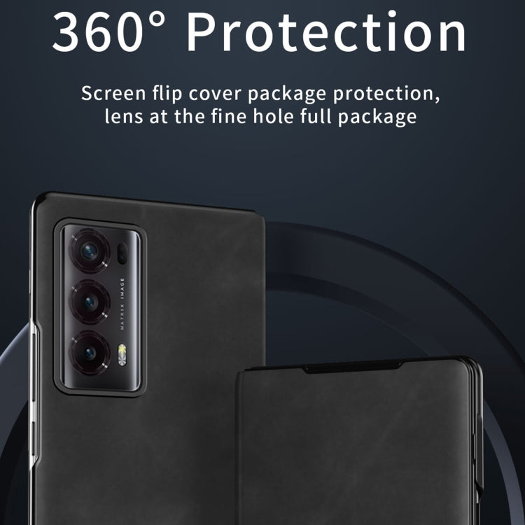 For Honor Magic V2 Celebrity Series Napa Texture Shockproof Phone Leather Case(Green) - Honor Cases by PMC TechLife | Online Shopping South Africa | PMC TechLife | Buy Now Pay Later Mobicred